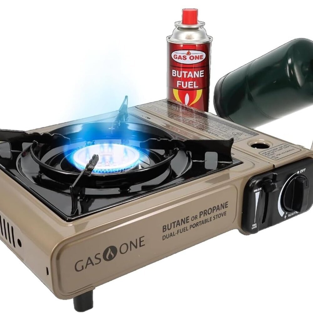 GS-3400P Propane or Butane Stove Dual Fuel Stove Portable Camping Stove - Patent